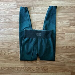 PINK Victoria's Secret  Dark Green Leggings